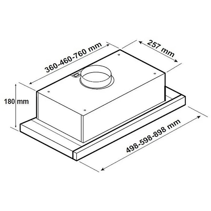 Built-in absorber Turboair TT14 LX/WH/A/60