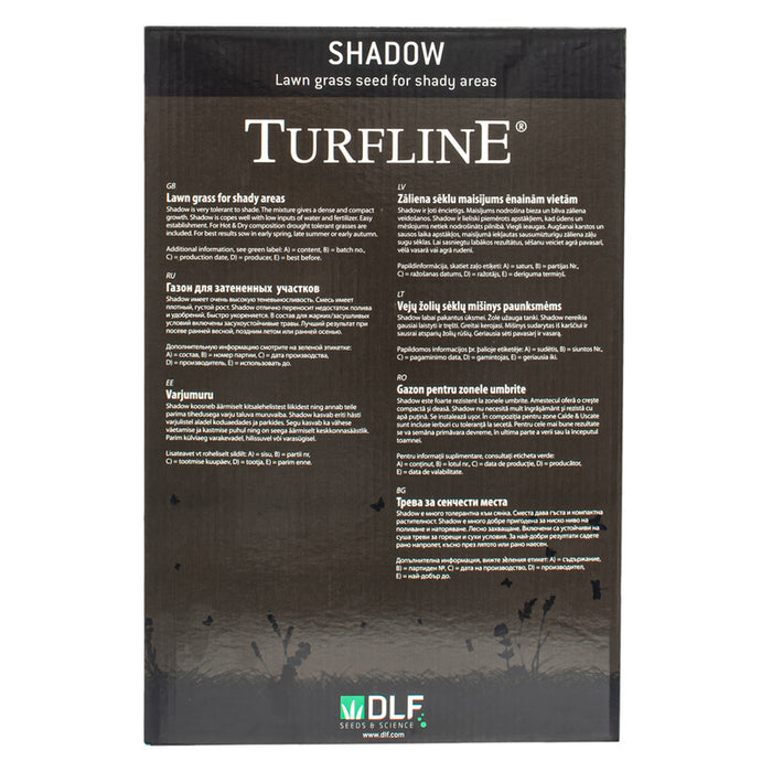 GRASS MIXTURE FOR SHADY FIELDS 1KG, 30-40M² TURFLINE