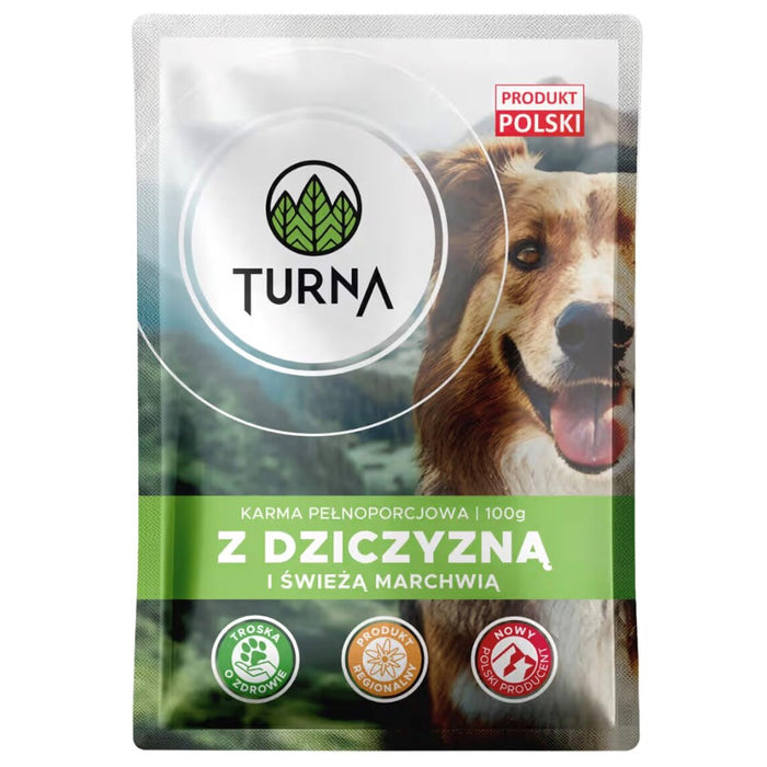 TURNA with game meat – wet dog food – 100g