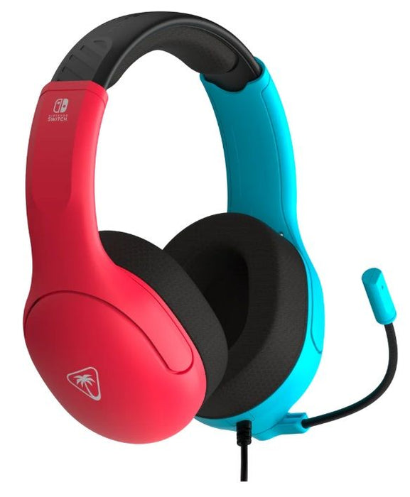 Headphones with Microphone Turtle Beach NEON BLUE & RED SWITCH 2