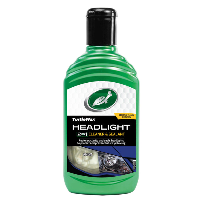 HEADLIGHT CLEANING AND SEALING POLISHING PASTE 300ML TURTLE WAX