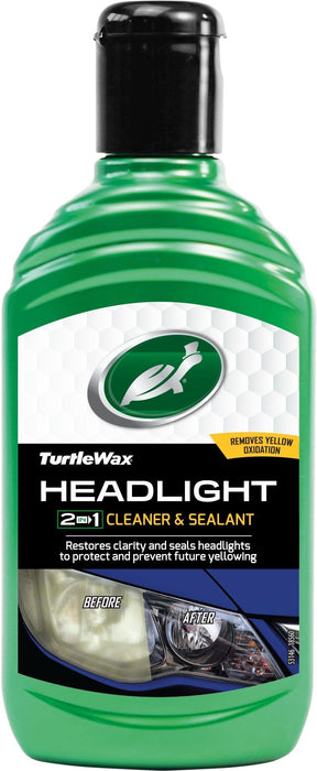 TURTLE WAX HEADLIGHT CLEANER&SEALANT 300ML Грижа за фарове и светлини