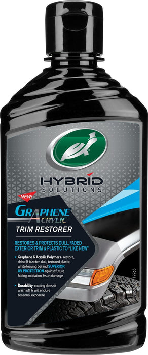 TURTLE WAX HS GRAPHENE ACRYLIC TRIM RESTORER 296ML Освежаване и защита на пластмаси