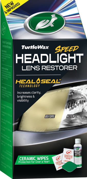 TURTLE WAX SPEED HEADLIGHT LENS REPAIR & RENEW KIT Обновяване на фарове