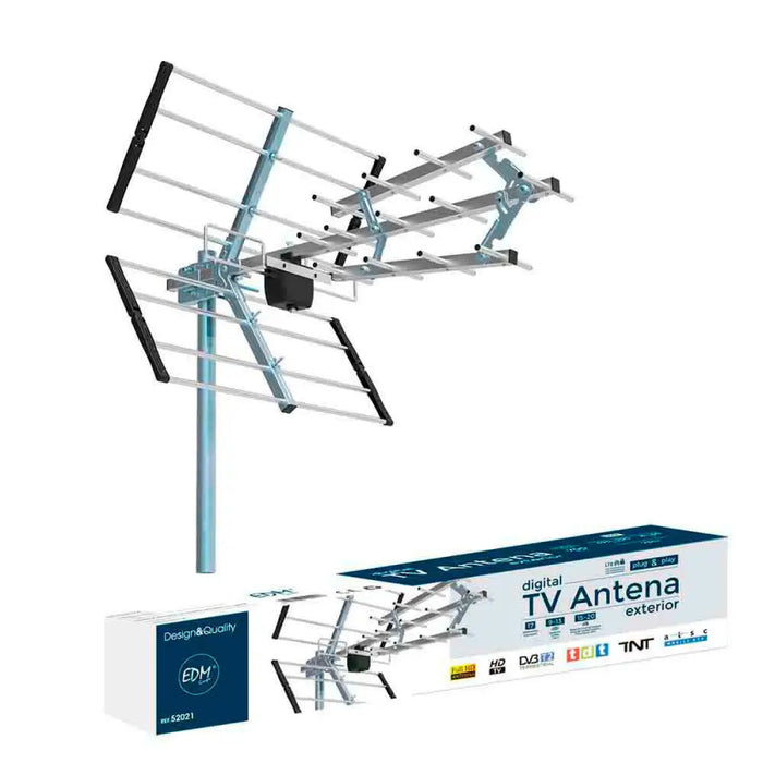 TV antenna EDM 52021 470-694 Mhz UHF - Електроника Телевизори<<<Компютри| Електроника<<<BigBuy&&&Цифрови Тунери и