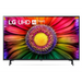 TV LG 43UR80003LJ 43’’ 4K Ultra HD Smart TV webOS 23 UR80 - 4K телевизори<<<Телевизори<<<Черна техника и