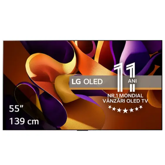 TV LG OLED55G42LW 55’’ OLED evo AI G4 Smart TV Magic remote Dolby Vision webOS24 One Wall Design 2024 - OLED