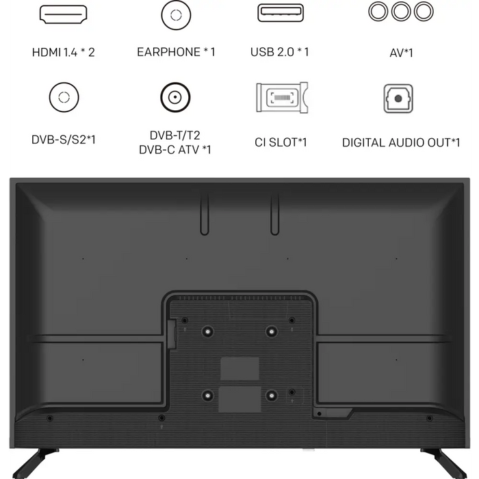TV METZ 32MTE2000Z 32’’(80 cm) LED TV HD Black - Телевизори<<<TV Видео и аксесоари<<<ValiAPI&&&Електроника