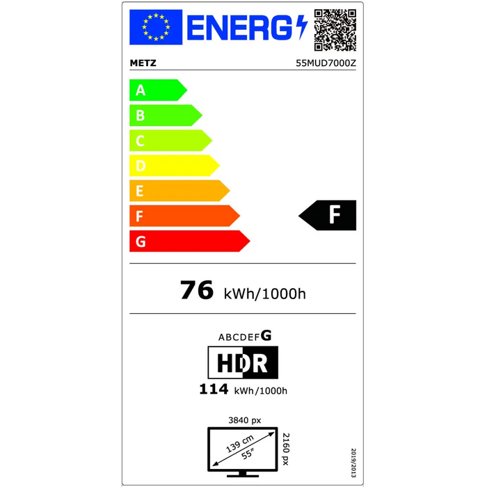 TV METZ 55MUD7000Z 55’’(139 cm) LED Smart TV Google TV UHD Black - Телевизори<<<TV Видео и аксесоари<<<ValiAPI