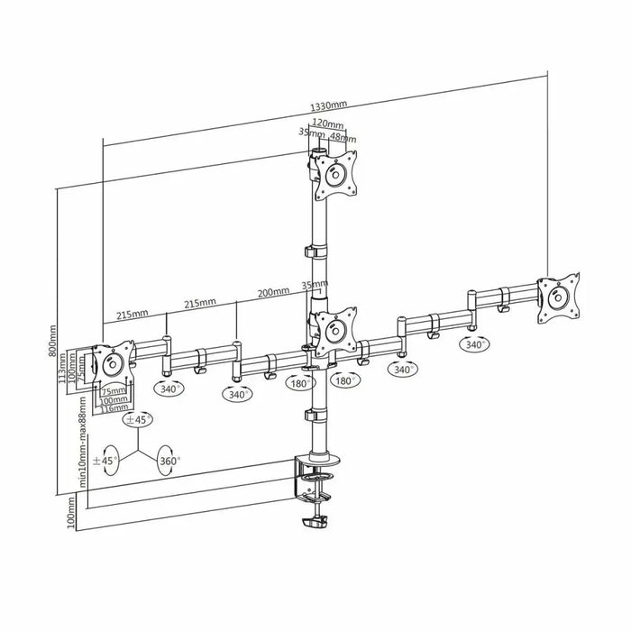TV Mount Aisens DT27TSR-379 13’’ - Електроника Телевизори<<<Компютри| Електроника<<<BigBuy&&&Поставки за