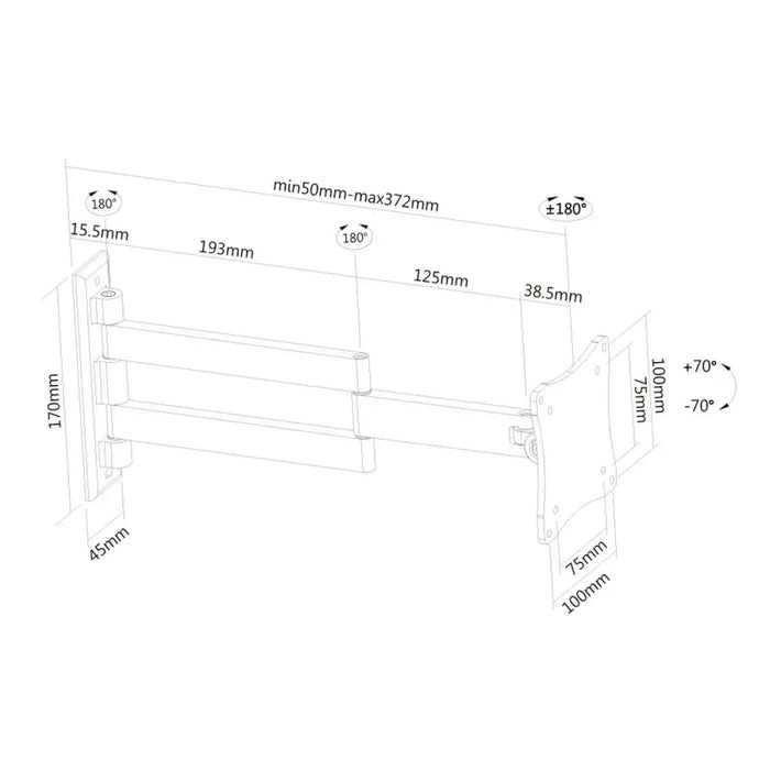 TV Mount Neomounts FPMA-W830 10’’ 27’’ 12 kg - Електроника Телевизори<<<Компютри| Електроника<<<BigBuy&&&Поставки за