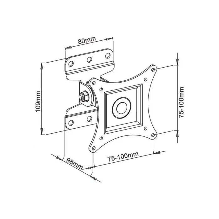 TV Mount Techly ICA-LCD 201WH 13’’ 30’’ 23 kg - Поставки за телевизори<<<Електроника Телевизори<<<Компютри|