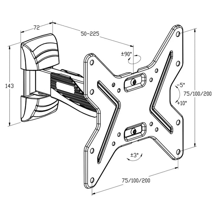 TV Mount TM Electron 26’’-40’’ 25 kg - Електроника Телевизори<<<Компютри| Електроника<<<BigBuy&&&Поставки за