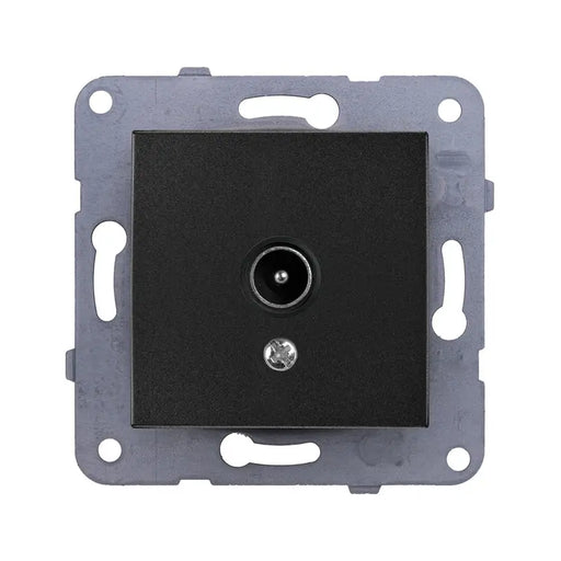TV OUTLET BLACK PANASONIC KARRE PLUS - Ключове и контакти<<<Електроматериали<<<Praktiker&&&Ключове и