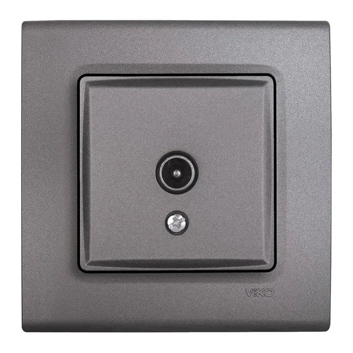 TV OUTLET GRAY 12DB VIKO BY PANASONIC Linnera Life - Ключове и контакти<<<Електроматериали<<<Praktiker&&&Ключове и