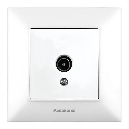 TV SOCKET 12DB WHITE PANASONIC Arkedia Slim - Ключове и контакти<<<Електроматериали<<<Praktiker&&&Ключове и