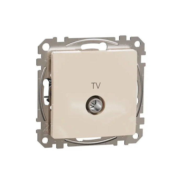 TV SOCKET CREAM SCHNEIDER SEDNA (SDD112474) - Ключове и контакти<<<Електроматериали<<<Praktiker&&&Ключове и