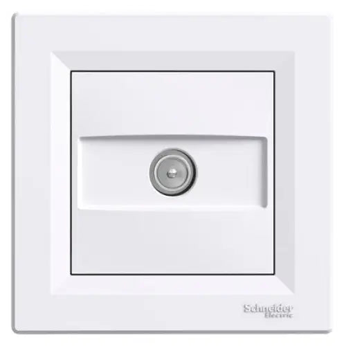 TV SOCKET SCHNEIDER Asfora - Ключове и контакти<<<Електроматериали<<<Praktiker&&&Ключове и