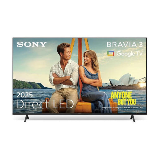TV SONY Bravia 3 K55S35B 55’’ (139 cm) 4K Ultra HD HDR Smart TV (Google TV) 2025 - 4K телевизори<<<Телевизори<<<Черна