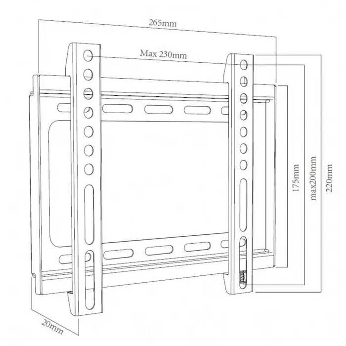 TV stand Sencor SHT-B301 SLIM 13’’-40’’ - Стойки за телевизор<<<Аксесоари за телевизори<<<Аксесоари<<<TechMart&&&Стойки