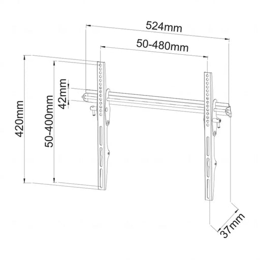 TV stand Stell SHO-2040 LCD 23’’-42’’ - Стойки за телевизор<<<Аксесоари за телевизори<<<Аксесоари<<<TechMart&&&Стойки