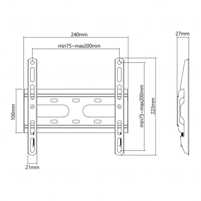 TV stand Stell SHO 4200 LCD 23’’-42’’ - Стойки за телевизор<<<Аксесоари за телевизори<<<Аксесоари<<<TechMart&&&Стойки