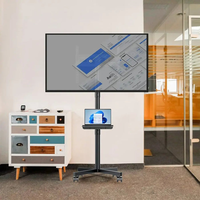 TV stand with wheels MacLean MC-949 32’’ 34’’-55’’ - Поставки за телевизори<<<Електроника Телевизори<<<Компютри|