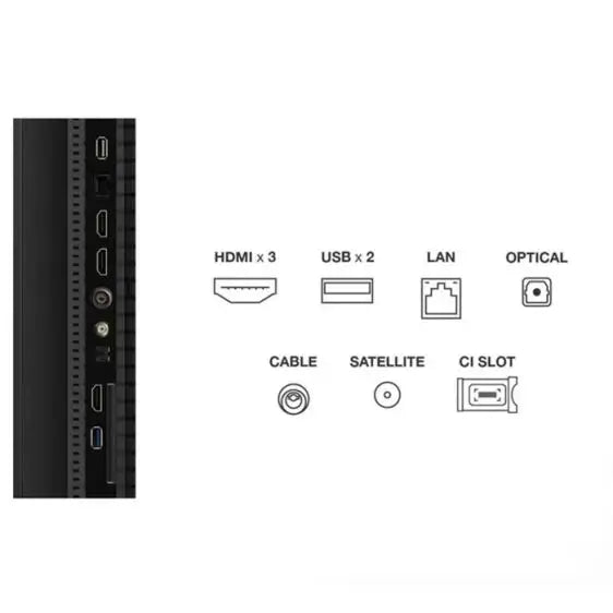 TV TCL QLED 50P7K 50’’ 4K Ultra HD Smart TV 2025 - QLED телевизори<<<Телевизори<<<Черна техника и