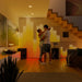 Twinkly Matrix - 480 RGB LED Pearl-shaped lights clear wire 3.3x3.3ft F-plug type - Decorative