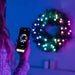 Twinkly pre-lit wreath 50 RGB LED Green wire Plug type C - Christmas tree lightsOSW-OLC<<<LightingOSW<<<ActionPL