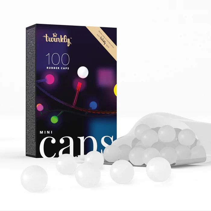 МИНИ КАПАЧКИ ЗА ОСВЕТЛЕНИЕ 100БР Ф15MM TWINKLY TMC100-S