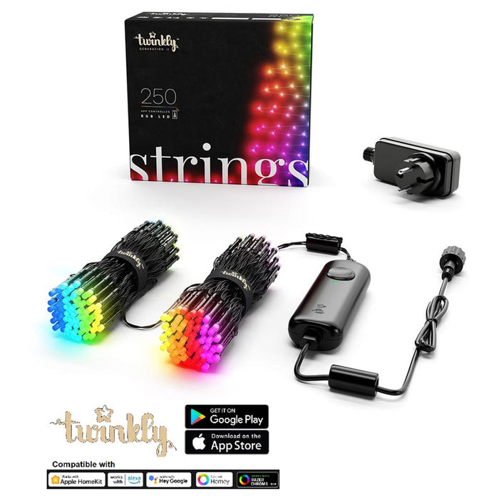 CHRISTMAS LIGHTING STRING 200CM 250LED TWINKLY TWS250STP-BEU