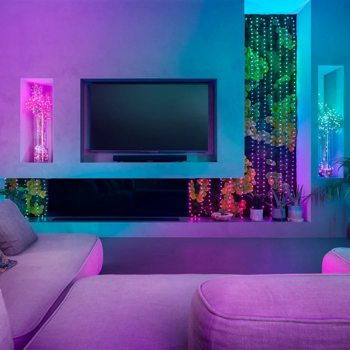 LIGHTING GARLAND 600CM 100LED TWINKLY TWKC100RGB-G
