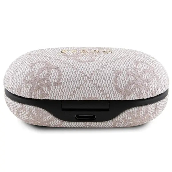 TWS Guess 4G Metal Bluetooth headphones with ENC docking station - pink - Cell phone cases and covers<<<HurtelXML