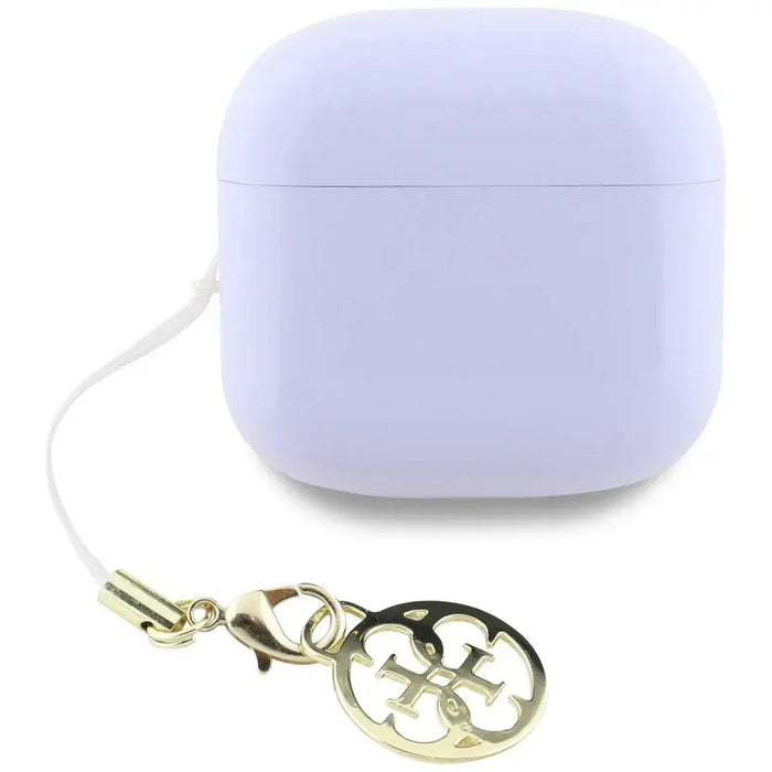 TWS Guess Glossy Effect Printed Classic Logo & Charm Headphones - Lavender - Headphones and speakers<<<HurtelXML