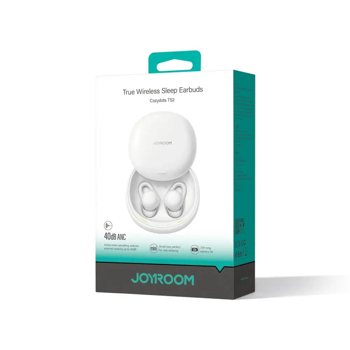 TWS Joyroom JR-TS2 Cozydots Series wireless headphones with active noise reduction Bluetooth 5.3 - white - Headphones