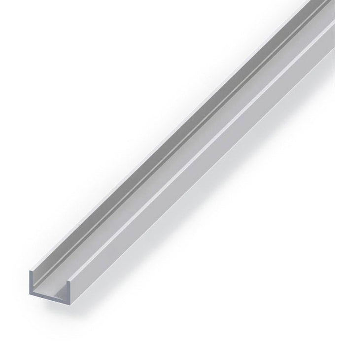 U-SHAPED ALUMINUM PROFILE ANODISED 13.5X10 MM 2 M ALFER ALUMINUM - Профили<<<Профили и планки<<<Инструменти и