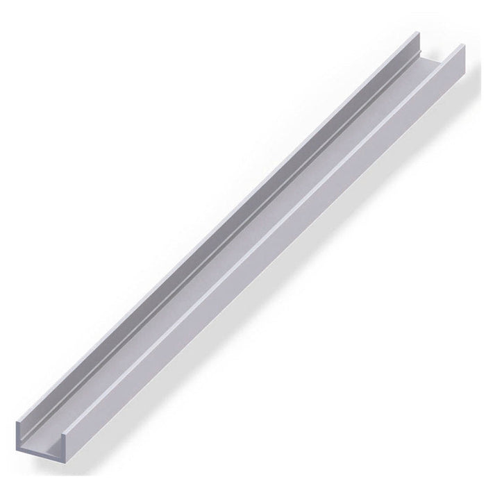 U-SHAPED ALUMINUM PROFILE ANODISED 16.5X10 MM 1 M ALFER ALUMINUM - Профили<<<Профили и планки<<<Инструменти и