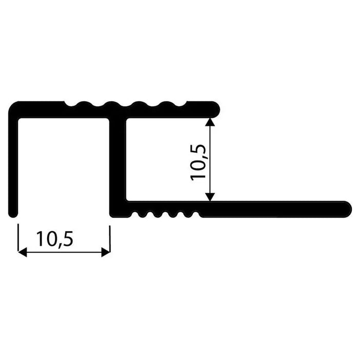 U-SHAPED PROFILE PROFILS TRADE FOR FOOT - Профили и аксесоари<<<Плочки и лайстни<<<Баня<<<Praktiker&&&Профили и