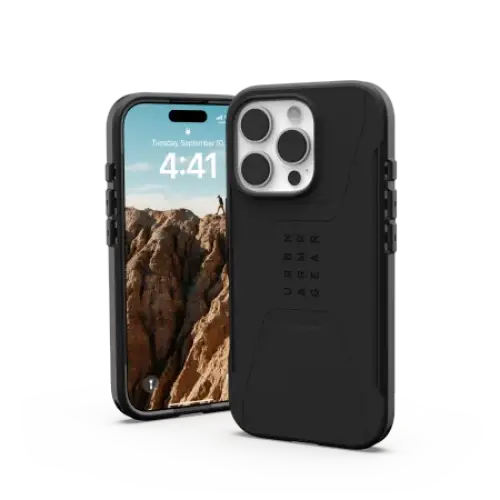 UAG Civilian Magsafe iPhone 16 Pro Case - Black - Cell phone cases and covers<<<HurtelXML