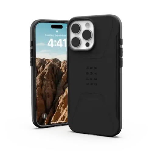 UAG Civilian Magsafe iPhone 16 Pro Max Case - Black - Cell phone cases and covers<<<HurtelXML