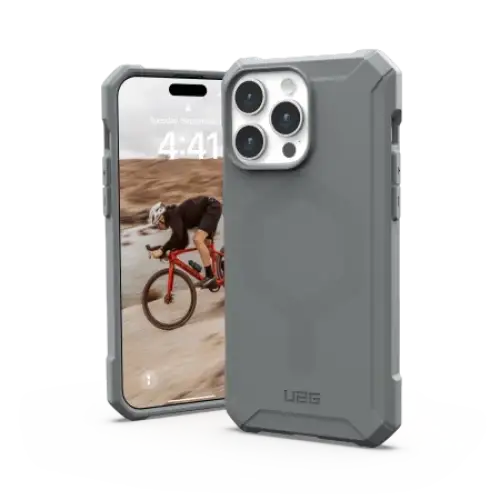 UAG Essential Armor MagSafe case for iPhone 15 Pro Max - silver - Cell phone cases and covers<<<HurtelXML