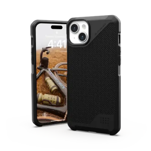 UAG Metropolis LT MagSafe case for iPhone 15 Plus - black kevlar - Cell phone cases and covers<<<HurtelXML