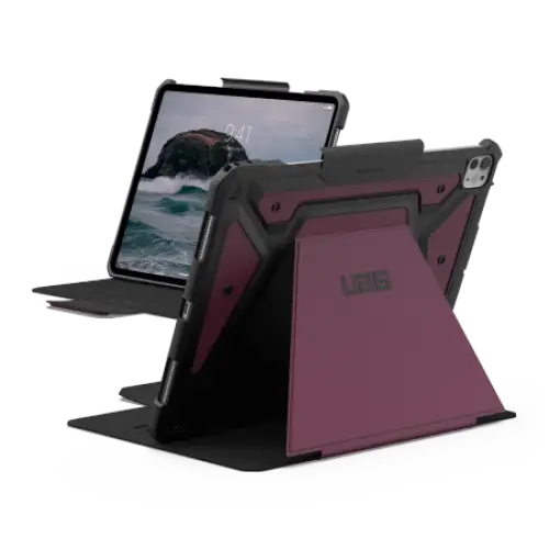 UAG Metropolis SE Case with Stand and Apple Pencil Holder for iPad Pro 13’’ 2024 - Red - Cell phone cases