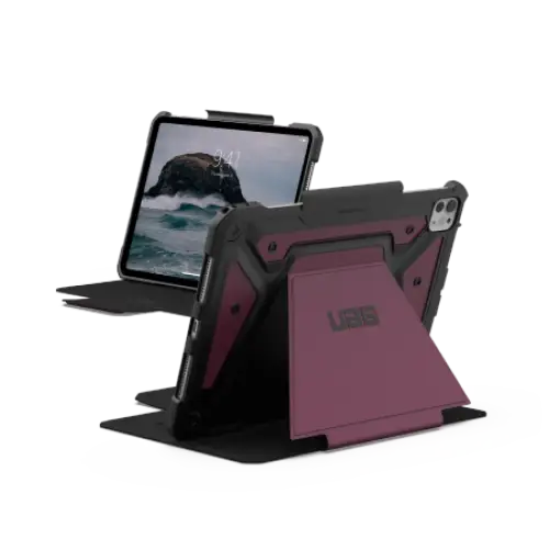 UAG Metropolis SE Case with Stand and Apple Pencil Holder for iPad Pro 11’’ 2024 - Red - Cell phone cases