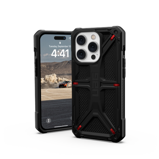 UAG Monarch case for iPhone 14 Pro - black kevlar - Cell phone cases and covers<<<HurtelXML