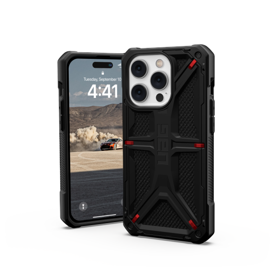 UAG Monarch case for iPhone 14 Pro - black kevlar - Cell phone cases and covers<<<HurtelXML