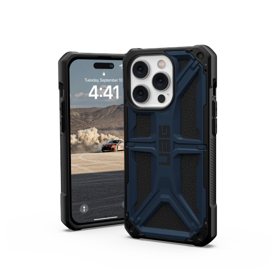 UAG Monarch case for iPhone 14 Pro - blue - Cell phone cases and covers<<<HurtelXML