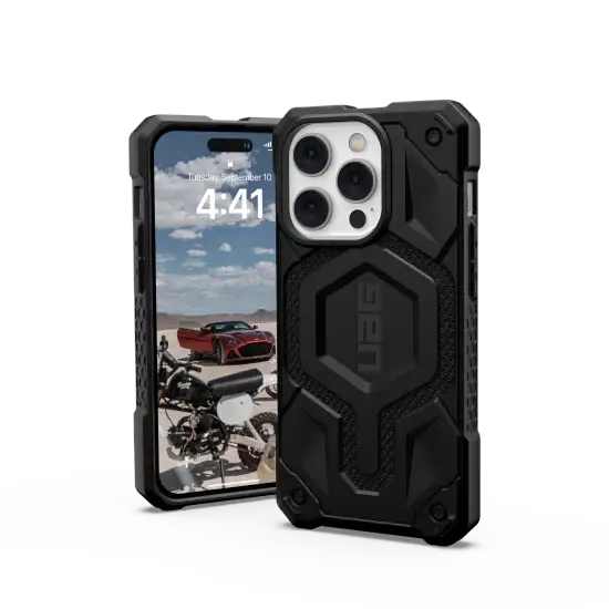 UAG Monarch MagSafe case for iPhone 14 Pro Max - black kevlar - Cell phone cases and covers<<<HurtelXML
