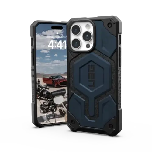 UAG Monarch Pro case with MagSafe for iPhone 15 Pro Max - dark blue - Cell phone cases and covers<<<HurtelXML